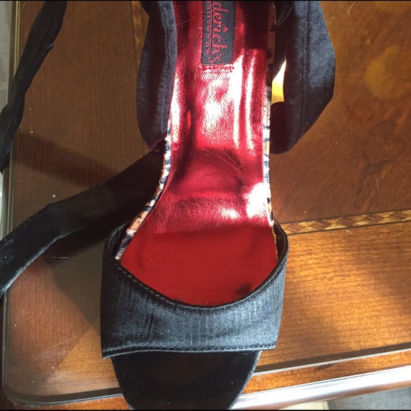 Fredericks of Hollywood Black satin