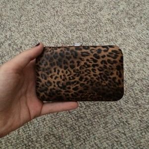 Cheetah print wallet