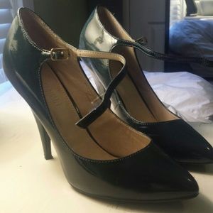 Colin Stuart Forrest Green Patent Heels
