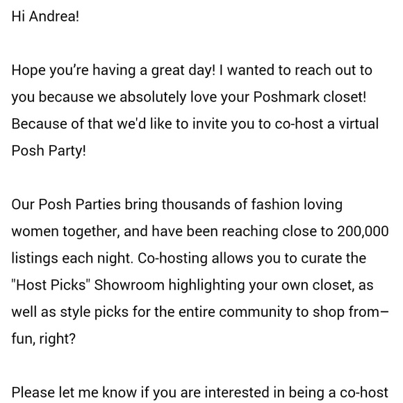 Guess who's hosting her first Posh Party!!! - Picture 2 of 2