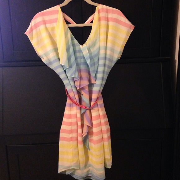 Striped dress - Picture 1 of 2