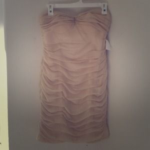 ✨Sparkly nude color short dress✨