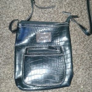 Snake skin side bag perfect condition.