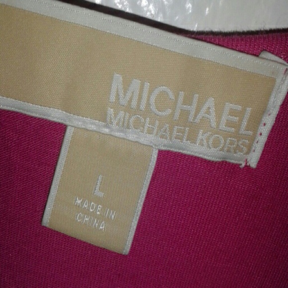 Michael Kors Pink Sequence Tank Top - Picture 2 of 2