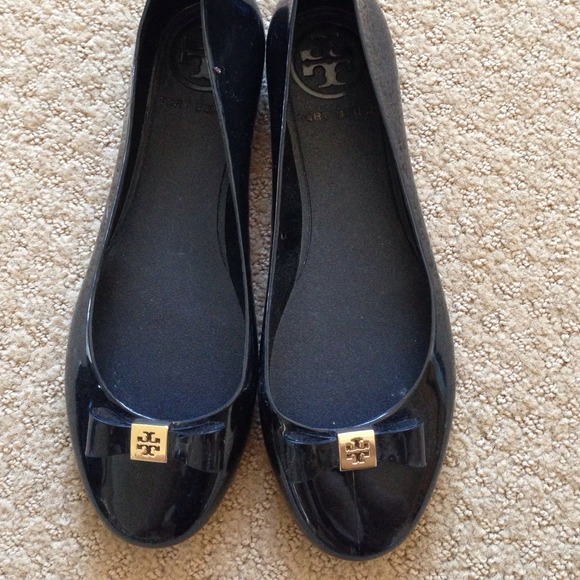 Tory Burch jelly flats black