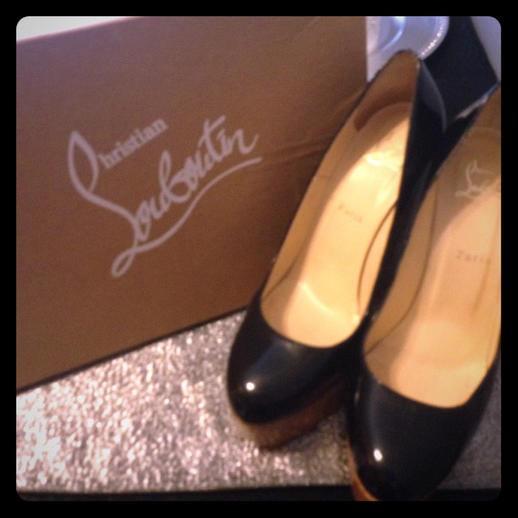 Christian Louboutin Cork Wedges