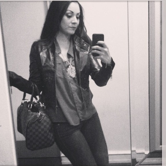 DONATED TO GOODWILL- NWT Rustic Orange Chiffon Top - Picture 4 of 4