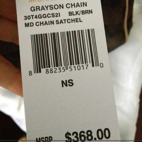 🚫SOLD🚫Michael Kors Medium Chain Grayson Satchel - Picture 4 of 4