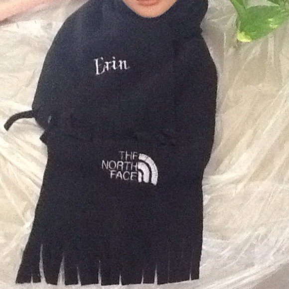 Homemade Inspired North Face Scarf w/the Name ERIN