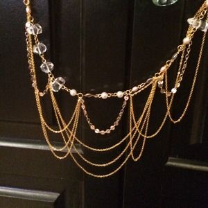 Anthropologie dainty statement necklace