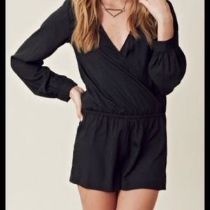 Blu Moon black romper