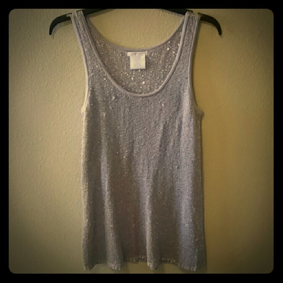Beige sequenced top