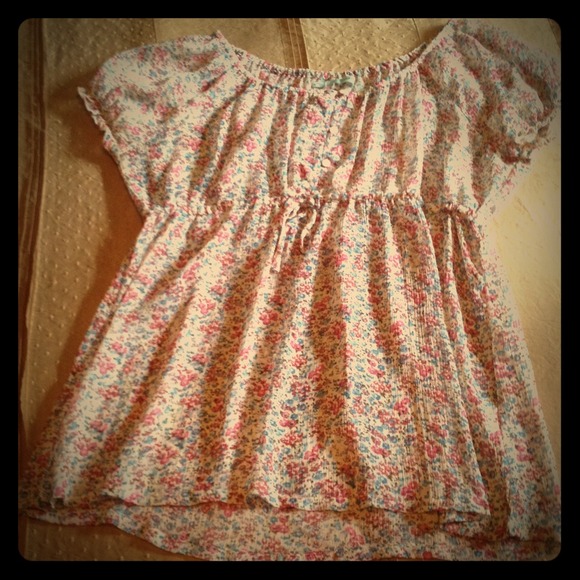 Sheer Peasant Top