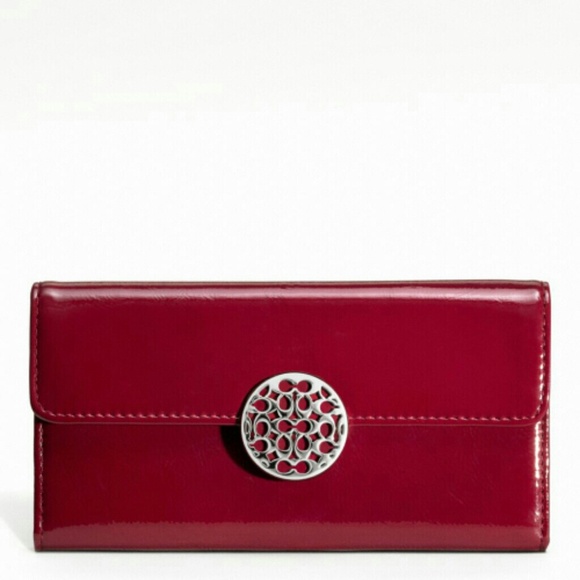 NWT! RARE Coach Alexandra Wallet in Merlot Z52169