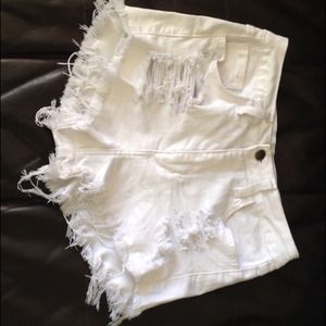 Brandy Melville white shorts