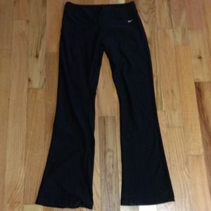 Nike yoga workout black pants medium