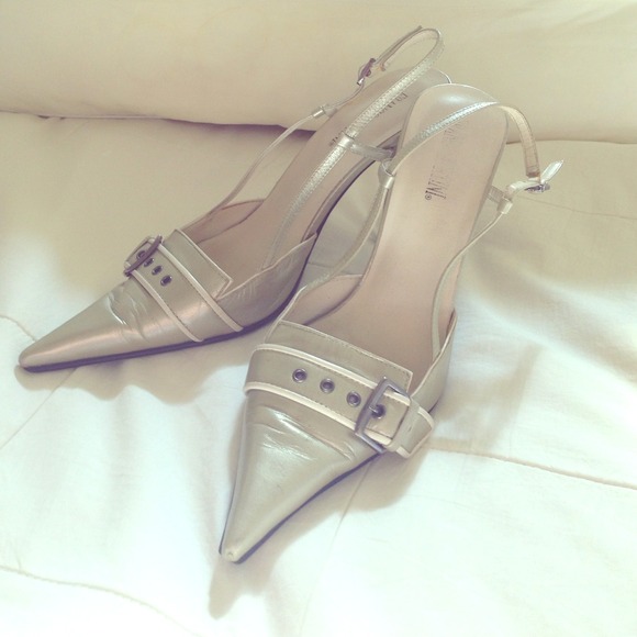 Golden cream colored heels