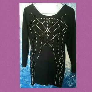 Short Sexy Studded Dress