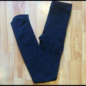 Black Fleece Leggings