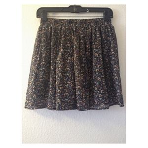 Forever 21 Floral Skirt NWOT
