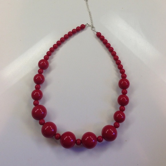 ❤️Red Beaded Necklace❤️