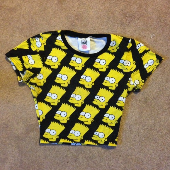 Simpsons crop top