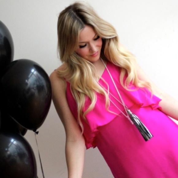 Hrhcollection silver tassel necklace