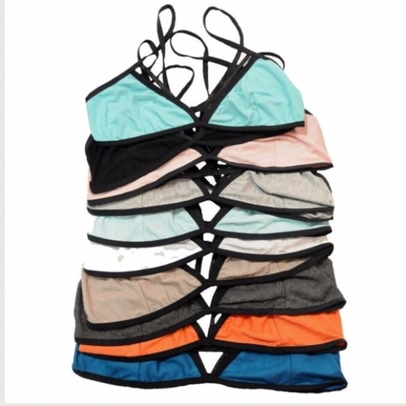 LF Brandy Like Cutout Caged Bandage Crop Top