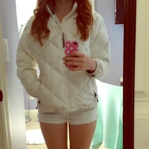 White winter coat