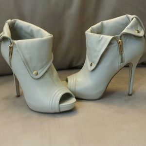 ALDO booties (cream)