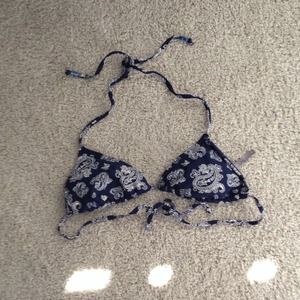 Paisley bikini top