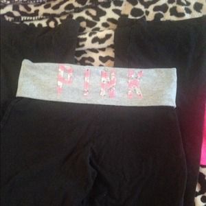 Victoria's Secret PINK Boot Cut Yoga Pants Chevron