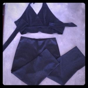 Super Sexy Halter with Capri Leggings