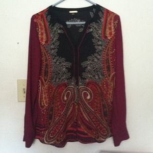 Beautiful sheer button up !