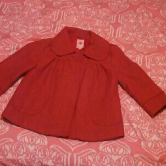 Moving to Hawaii, must sell! Orange Pea Coat