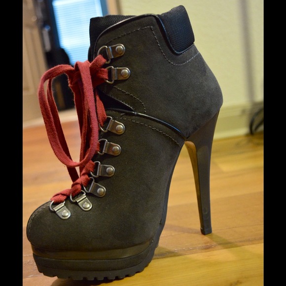 Stiletto hiking boots