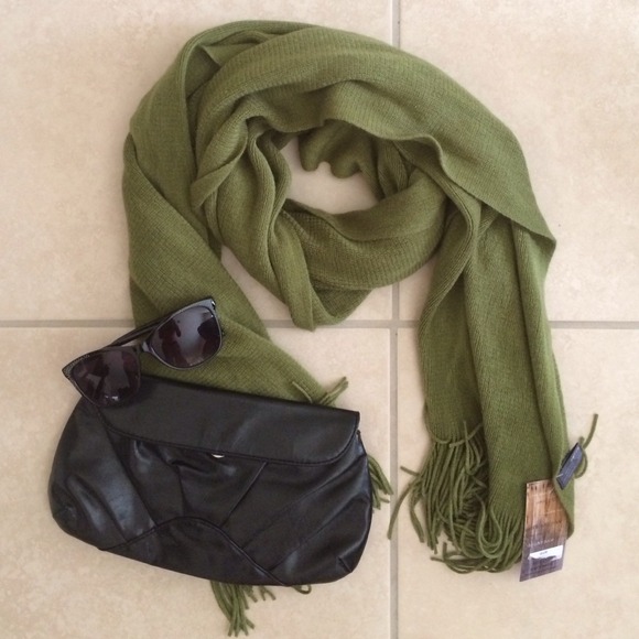 NWT Olive Green Scarf