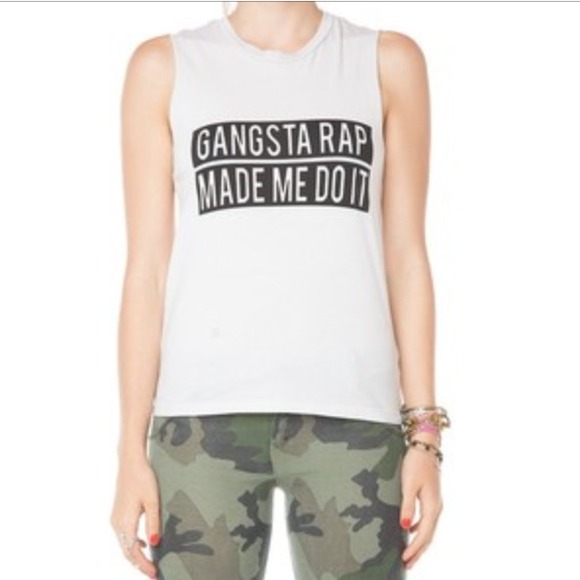 Brandy Melville Gangsta Rap Made Me Do It Tank