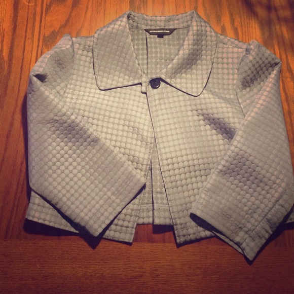 Express grey cropped jacket size 6!