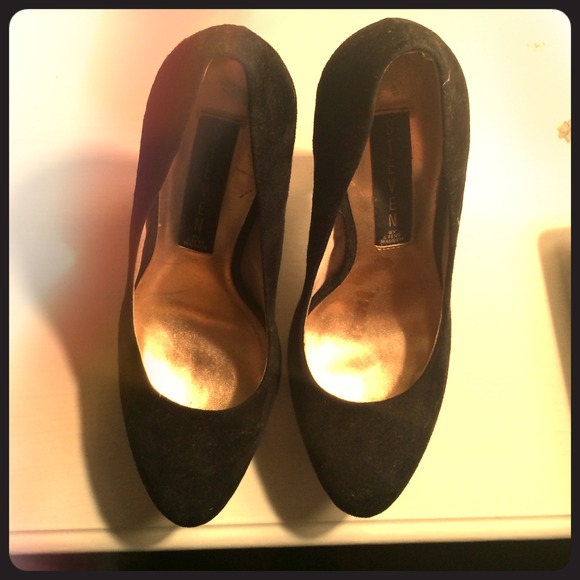 Steven by Steve Madden platform Blk Heels sz 6!