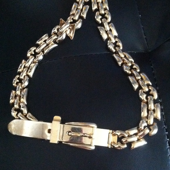 Vintage 60s golden metal belt