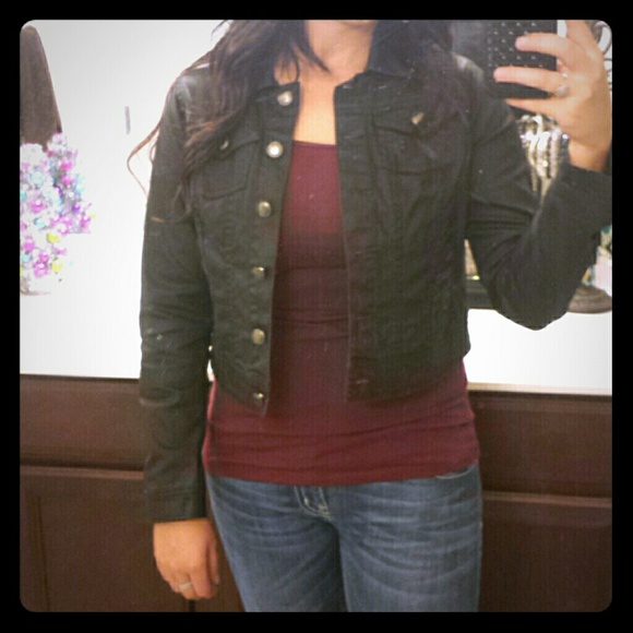 Jou jou black denim jacket!!