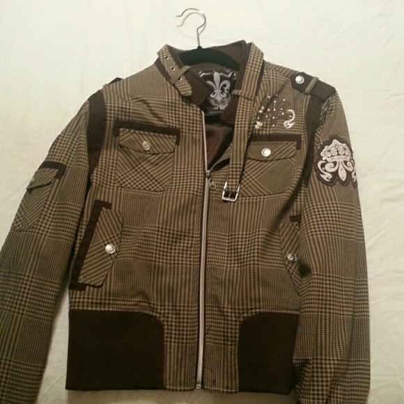 Brown plaid jacket