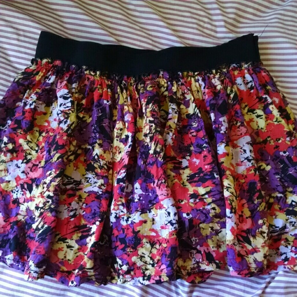 Colorful forever 21 skirt