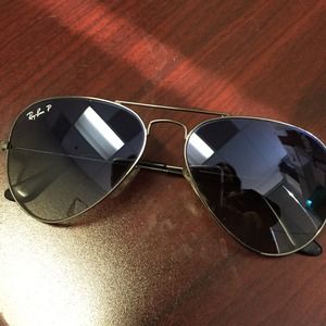 Ray-Ban Aviator Polarized blue/gray gradient