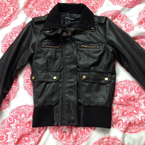 Leather jacket