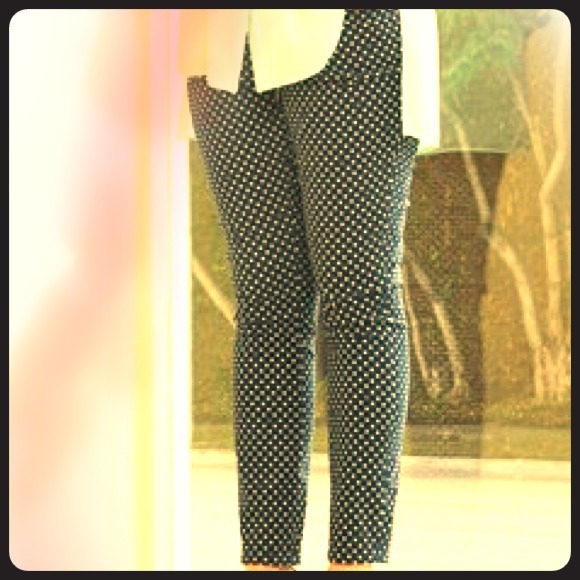 JAG Polka Dot Skinny Pants