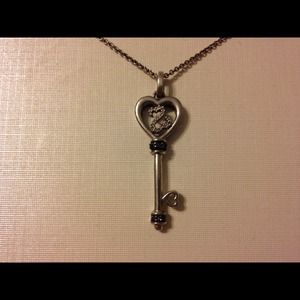 Zales Heart Key necklace