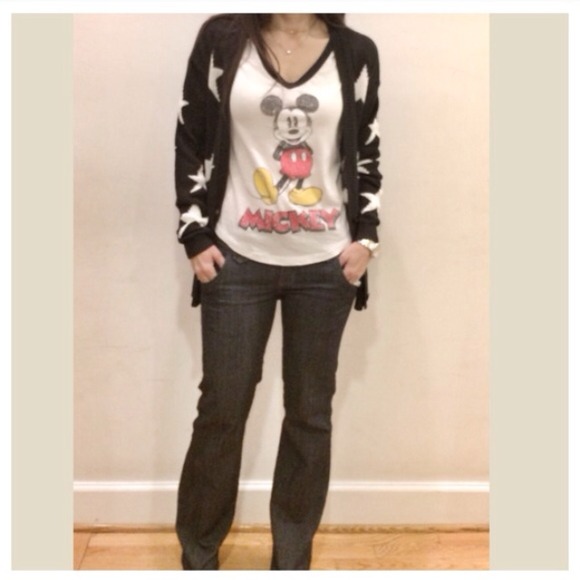 SALE SALE LAST ONE STAT SHREDDED CARDIGAN 25.00 - Picture 2 of 3