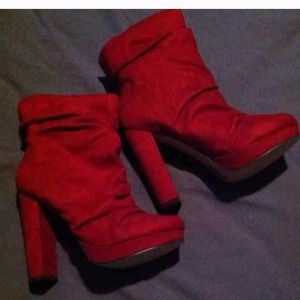Red boots